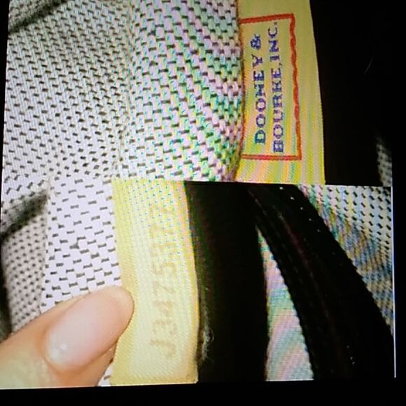 DOONEY AND ROURKE LEATHER LOGO LOCK WOMENS BAG - Picture 12 of 16